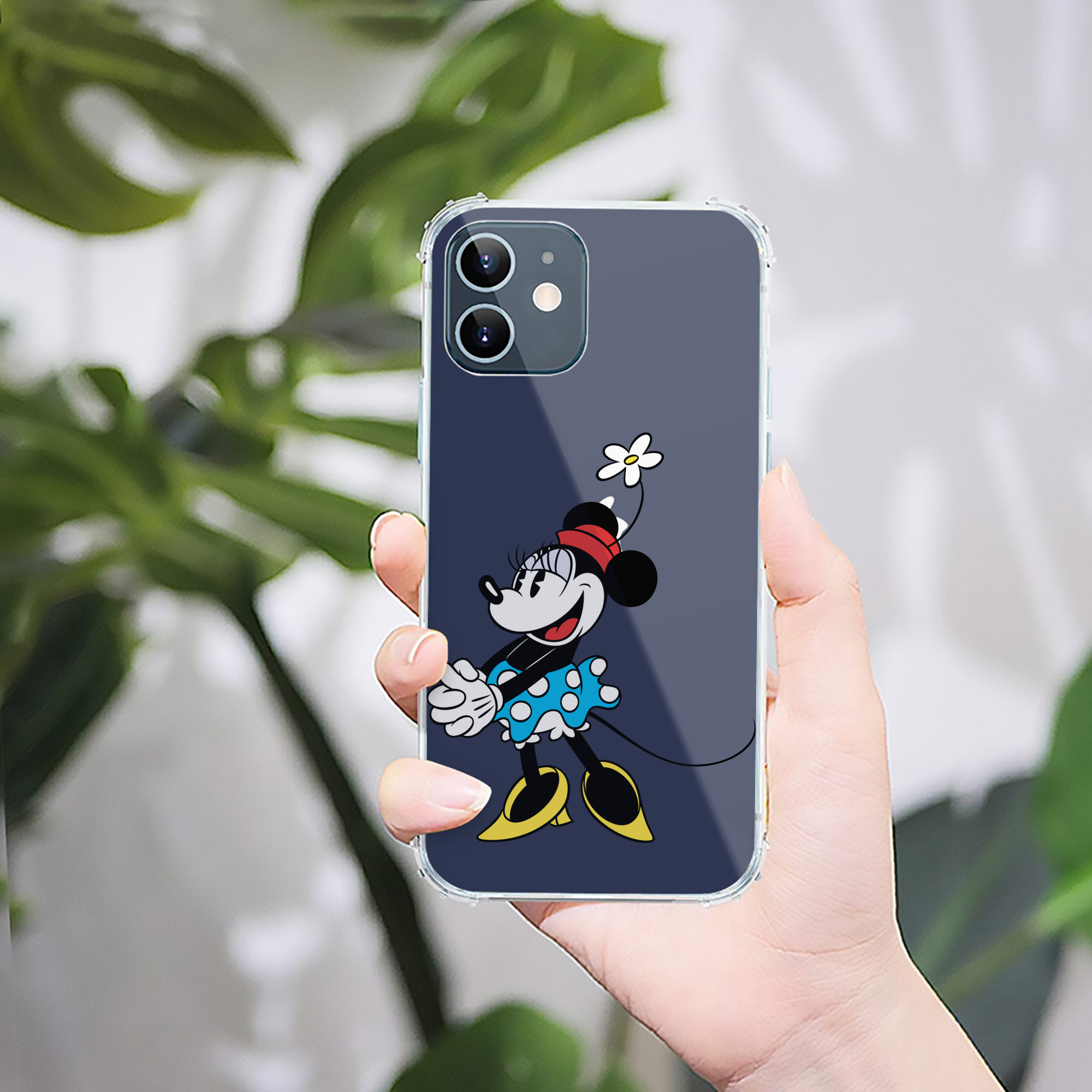（画像用） ミッキーマウス Mickey Mouse 【iPhone 12シリーズ対応】透明スマホケース（クリアソフトケース）